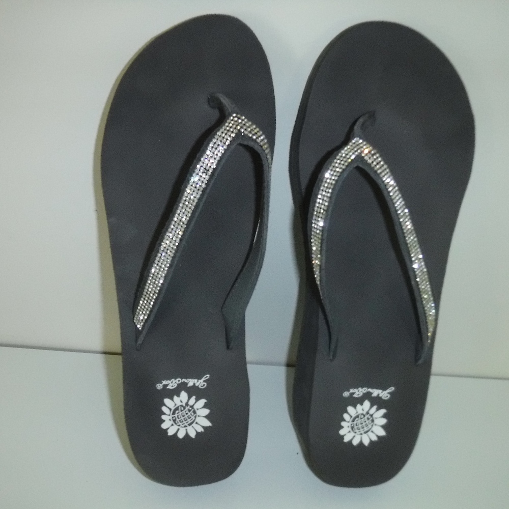 Yellow Box Flip Flops